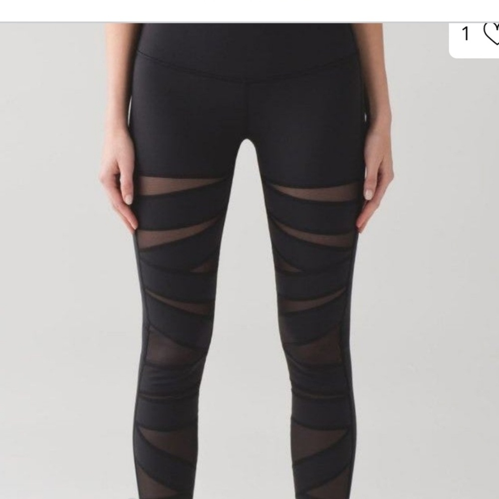 Lululemon Wunder Under Mesh Tight - image 2